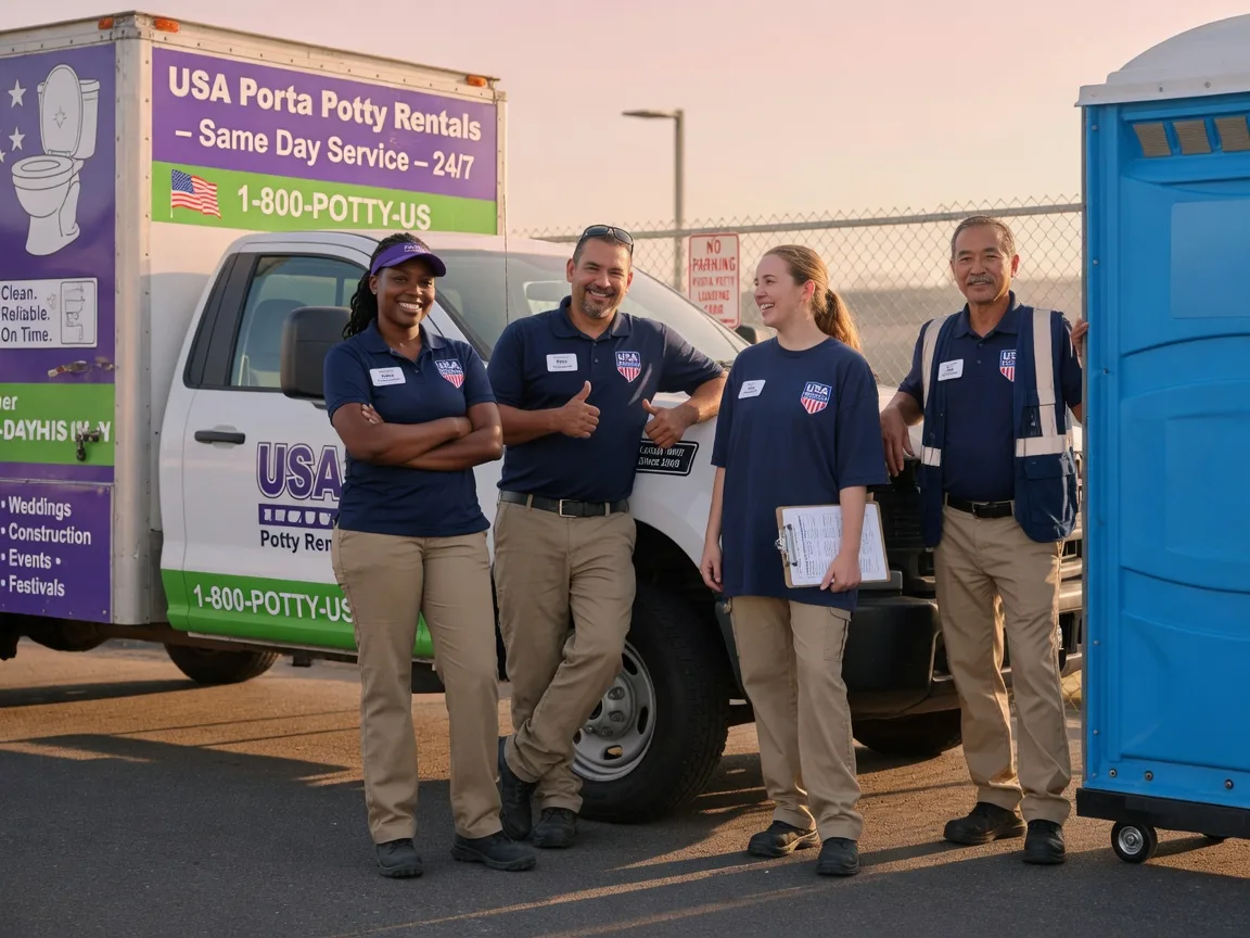 Porta Potty Rental company in Fayetteville, TX